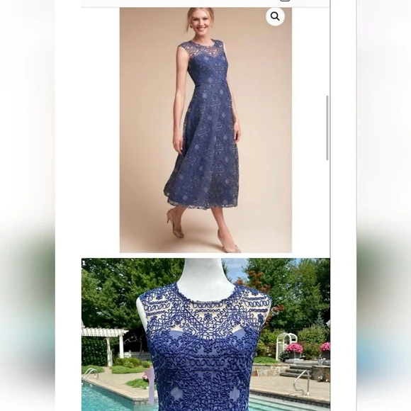 Anthropologie BHLDN Presley Dress by Sara Emanuel size available